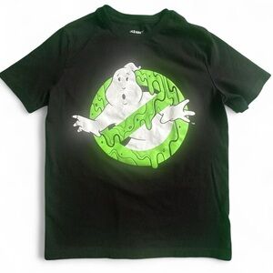 Kids unisex Ghostbusters t shirt, black, old navy size L (10-12), EUC